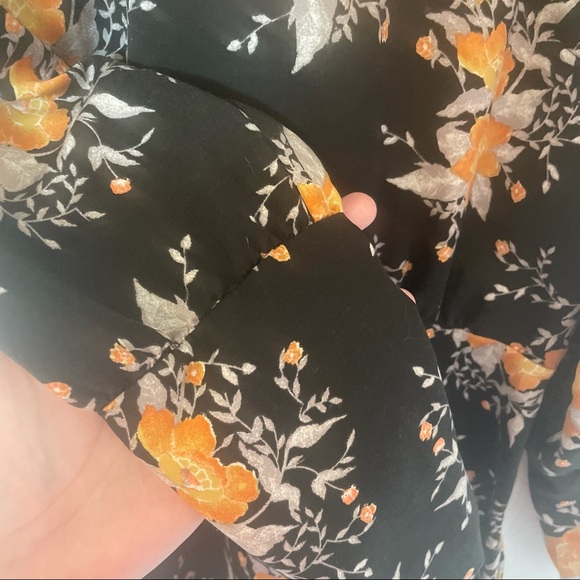 Free People Floral Mini Dress with Button Details - Picture 3 of 8